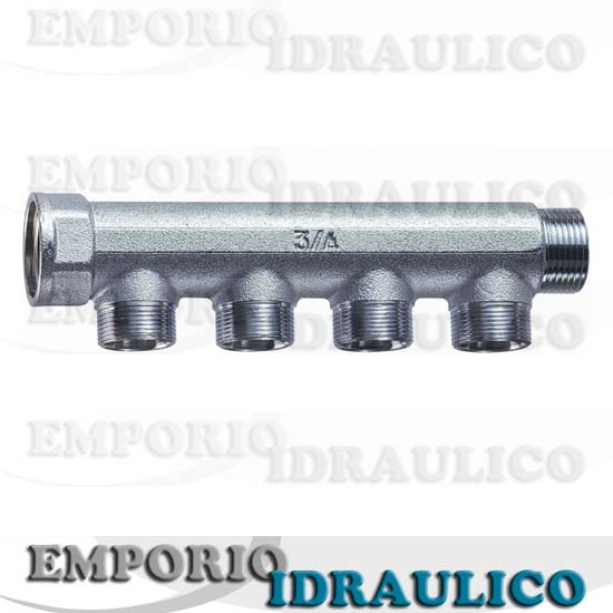 Collettore MF 4 VIE cromato INT. 36 mm FAR art.3400 - Clicca l'immagine per chiudere